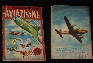 ***ALBUM STORIA COMPLETA DELL'AVIAZIONE*** ED. LAMPO 1952 COMPLETO-1 !!! - Foto 1 di 1