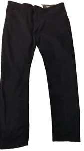 Scott James Black Jeans Men's W36 L32 Black Slim Fit Cotton Blend Embroidered - Picture 1 of 5