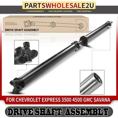 Rear 103.194 in Driveshaft Prop Shaft for Chevrolet Express 3500 GMC Savana 4500 - Image 1 of 4