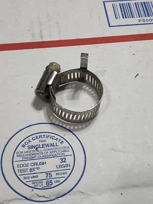 NUEVO DE LOTE 1962-1967 CHEVROLET NOVA ABRAZADERA DE MANGUERA DE AIRE ACONDICIONADO ORIGINAL GM 11/16"-1 1/4" Gama Foto 1 de 3