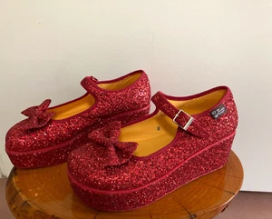 Chocolaticas Wm's Hot Chocolate Shoes Mary Jane 6cm Wedge Shoe EU41-AU-US11-UK9 - Picture 1 of 13
