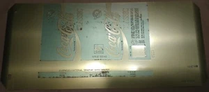 Vintage Coca-Cola Classic Original Formula Can Printing Plate Template '93 - Picture 1 of 2
