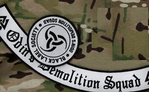 BLACK LABEL SOCIETY BLS ODIN'S DEMOLITION SQUAD BLACK LABEL SOCIETY 2-PATCH SET - Picture 1 of 3