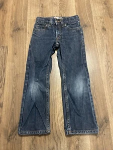 Levi's 505 Jeans, boys Size 6 Slim, Denim, Straight Leg, 5-Pockets - Picture 1 of 12