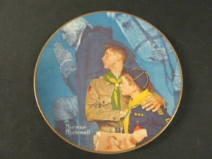 Our Heritage, Boy Scout Norman Rockwell Ceramic Plate, TH5 - Picture 1 of 1