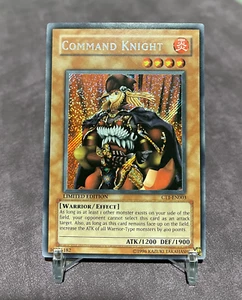 Yu-Gi-Oh! SECRET RARE HOLO CARD COMMAND KNIGHT CT1-EN003 NM - Picture 1 of 5