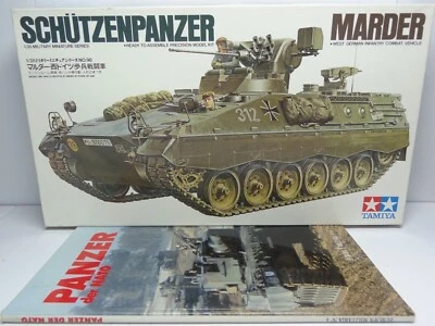 TAMIYA SCALA 1/35  COD.  3598 SCHUTZENPANZER MARDER WEST GERMAN  + LIBRO PANZER - Immagine 1 di 4