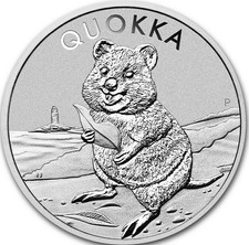 Lot of 10 -  2020 Perth Mint 1 oz Silver Australian New Quokka "ships now"