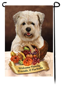 Thanksgiving Garten Flagge - Wheaten Glen of Imaal Terrier 063A - Bild 1 von 1
