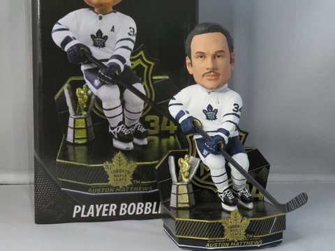 Auston Matthews Toronto Maple Leafs Maurice Richard Trophy Bobblehead Cover