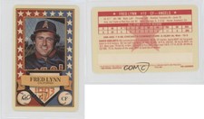 1983 Perma-Graphics/Topps Credit Cards All-Stars Fred Lynn #150-ASA8303