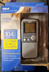 RCA RP5120 USB LCD Handheld Digital Voice Recorder 104 Hours TESTED Working Used - Picture 1 of 7