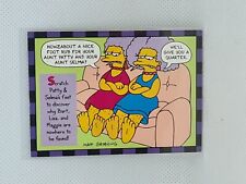 1994 Skybox The Simpsons Series 2 Smell-o-rama Insert #7 - Patty & Selma