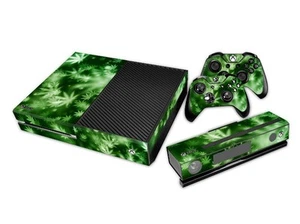 Xbox One Skin Design Foils Sticker Screen Protector Set - Cannabis 4 Motif - Picture 1 of 1