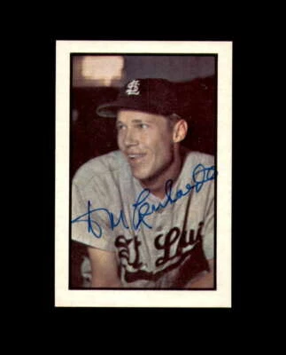 Don Lenhardt Hand Signed 1953 Bowman Color Reprint St. Louis Browns Autograph - Image 1 of 2