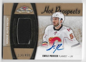 15/16 FLEER SHOWCASE HOT PROSPECTS AUTOGRAPH PATCH RC Emile Poirier #114/499 2CL - Picture 1 of 1