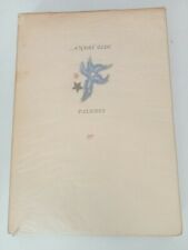 Andrè GIDE, PALUDES, Gallimard Nrf 1951. 