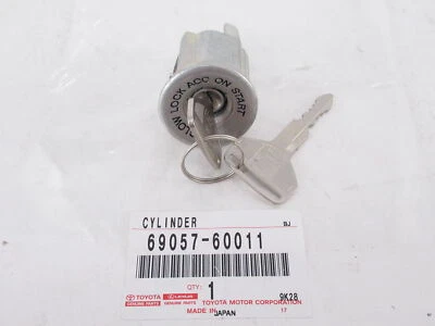 Juego de llaves de cilindro de encendido diésel Land Cruiser genuino OEM Toyota 69057-60011 Foto 1 de 4