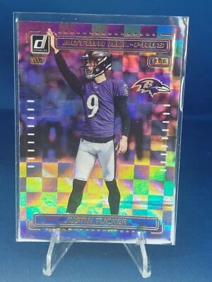 2022 Donruss Action All-Pros #AP-20 Justin Tucker - Baltimore Ravens - Image 1 of 2