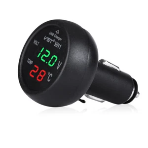 Voltmetro di sicurezza auto porta di ricarica USB per caricatore perlato - Foto 1 di 9