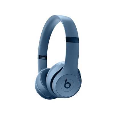 BEATS SOLO 4 WIRELESS BLUETOOTH ON-EAR HEADPHONES A3140 - SLATE BLUE. USED* - Image 1 of 4