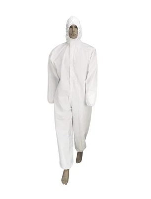 DISPOSABLE LARGE COVERALLS (PACK OF 100) - Image 1 of 2
