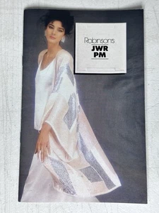 1986 Robinson’s JWR PM Evening Fashion Catalog LA Couture Lookbook Mailer - Bild 1 von 11