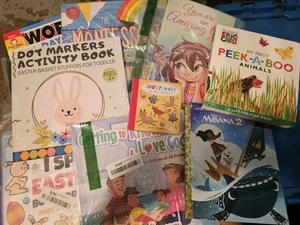 Lot Of 9 Kids Books-Learning, Inspirational, Peek-a-boo, Golden Book, Activities - Picture 1 of 10