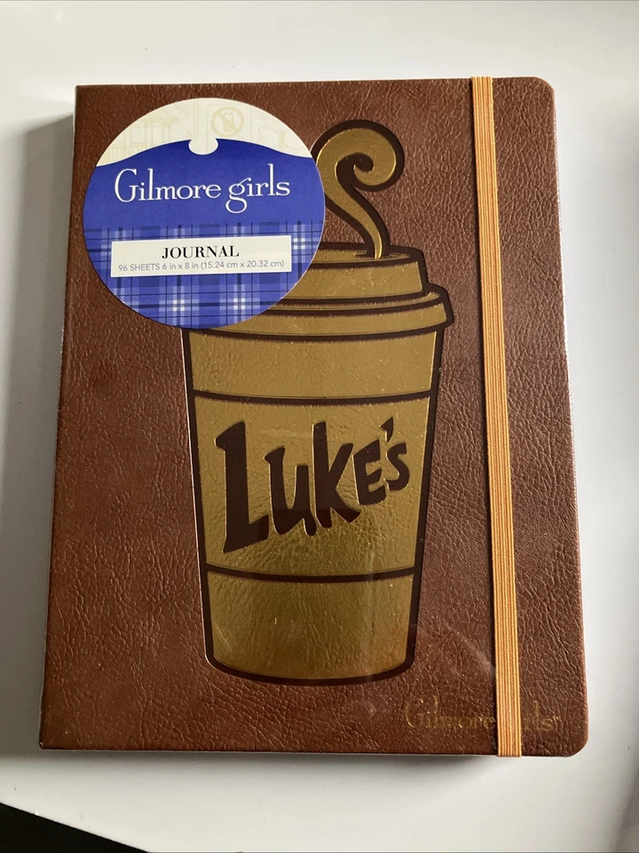 吉尔莫女孩 25 周年日记笔记本,人造皮革刺绣新品 — 第 1/1 张图片