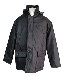 Herren High Mount Mantel mit Kapuze schwarz Gr. XL - Bild 1 von 8