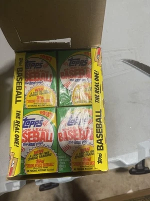 1987 Topps Бейсбол Нераспечатанная Коробка из 36 Восковых Упаковок БОНДЫ CANSECO JACKSON MCGWIRE - Изображение 1 из 4