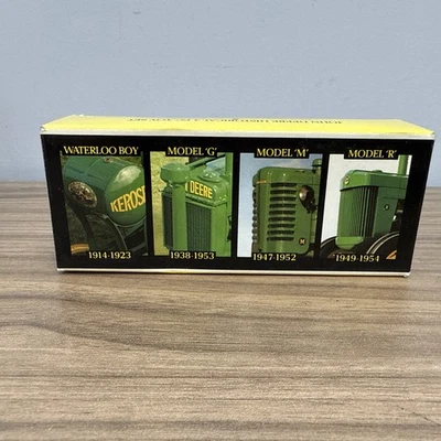 ERTL #5523 Vintage 1988 John Deere Historical 4 PC Toy Set Die Cast Metal NEW - Image 1 of 4