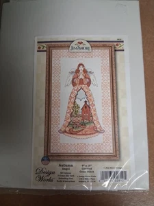 KIT PUNTO CROCE ANGELO AUTUNNO JIM SHORE DESIGN WORKS 9" x 15" - Foto 1 di 4