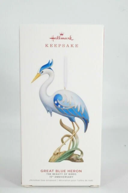 Hallmark Great Blue Heron 15th Anniversary Ornament (QGO2439)