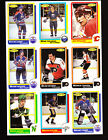 1986-87 Opc O-Pee-Chee Uncut Sheet Cards Kevin Lowe Grant Fuhr Brian Sutter +