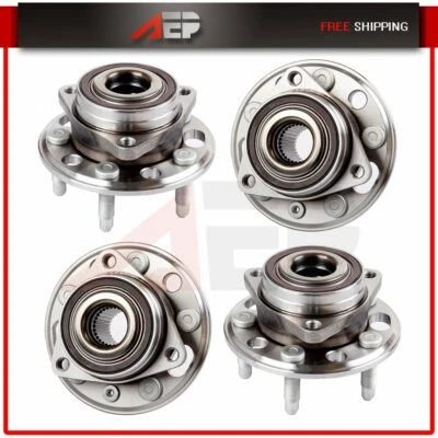 Комплект из 4 подшипников ступицы переднего заднего левого или правого колеса подходит для Saab 9-5 2010-2011 годов выпуска - Изображение 1 из 4