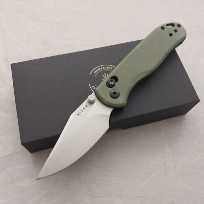 Kizer Cutlery Drop Bear 2 Clutch Lock Micarta Folding Pocket Knife V36192KC1 - Image 1 of 4