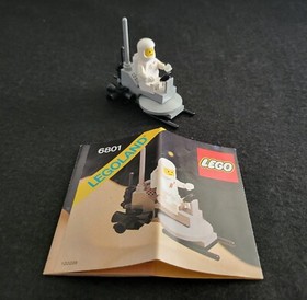 Vintage 1981 LEGO 6801 Moon Buggy 100% Complete Instructions