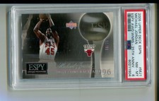 2005 Upper Deck ESPN Michael Jordan ESPY Award Winners 25th Anniv 06/25 PSA 8