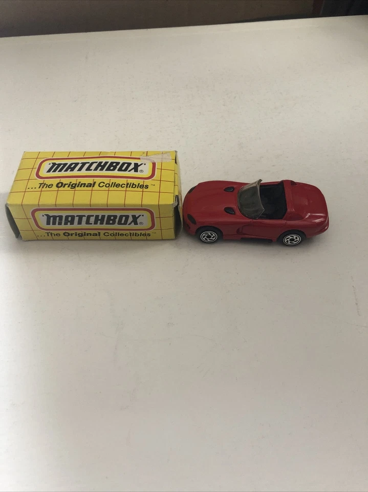Matchbox Mid 1990s Release MB 10 Dodge Viper Rt/10 Red