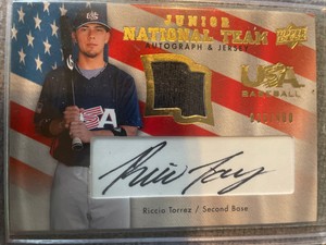 2008 Upper Deck Junior National Team Riccio Torrez RPA /400
