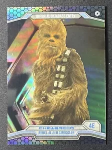 RÉFRACTEUR CHEWBACCA 2014 Topps STAR WARS Chrome Perspectives #4E rare *lire* - Photo 1 sur 2