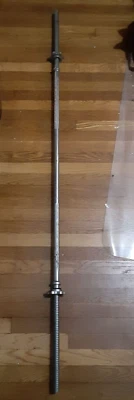 Barra de entrenamiento de fuerza con barra estándar de 6 pies para placas de 1 pulgada barra de levantamiento de pesas Foto 1 de 4