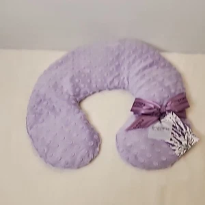 NWT Sonoma Lavender Co. Neck Pillow Hot & Cold Therapy - Lilac Purple Dots NEW - Picture 1 of 7