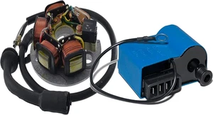 KIT STATORE a 5 FILI + CENTRALINA ELETTRONICA BOBINA APE 50 - Foto 1 di 12