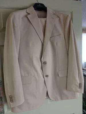 De Colección Hardwick Clothes Traje de Algodón Tostado Talla 46 Chaqueta Larga, 40 Pantalones, EE. UU. Foto 1 de 4