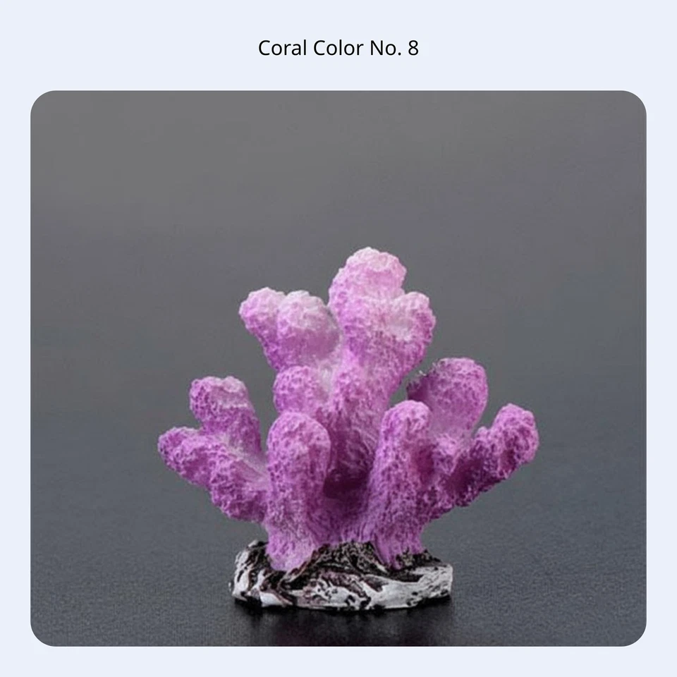 Mini resina coral acuario decoración hábitat acuático paisaje Foto 1 de 4
