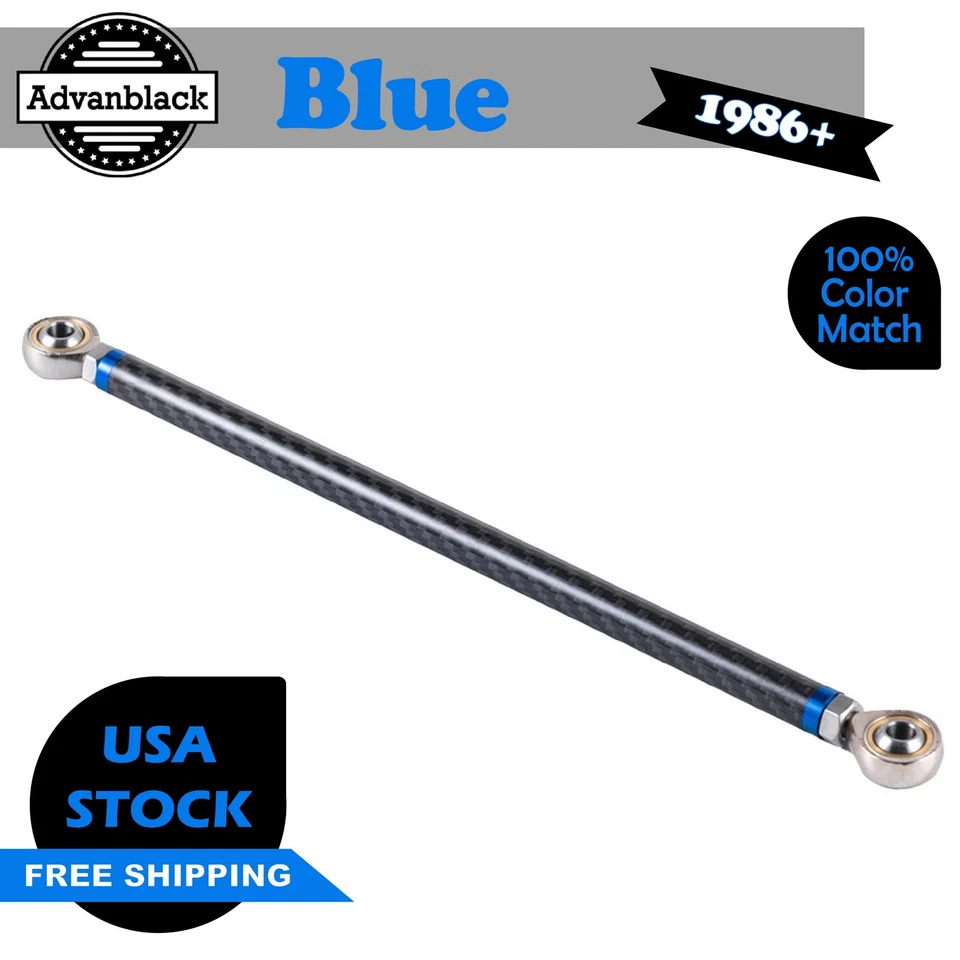 Vínculo de cambio ajustable de fibra de carbono Blue Axion para Harley Davidson y Softail Foto 1 de 4