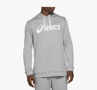Asics French Terry sudadera con capucha en gris claro - XL Foto 1 de 4