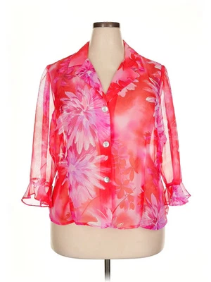 Studio 1 женщин розовый 3/4 рукав блузка XXL - Изображение 1 из 4